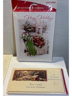 16 Holiday Gift Card Holders Cards & Envelopes Carlton & Cleo Cards